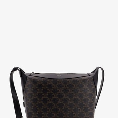 Celine Men Triomphe Canvas And Leather Shoulder Bag