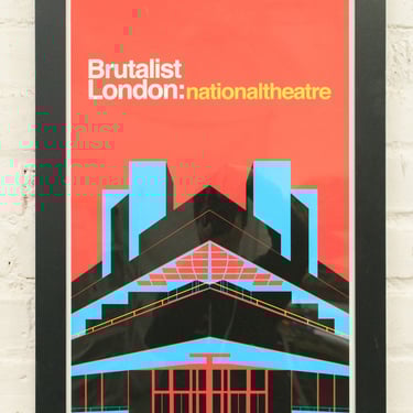 Brutalist London National Theater