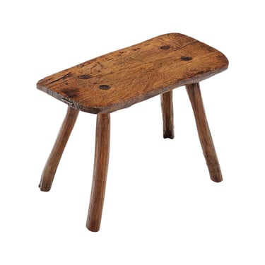 Arte Povera Italian Antique Stool