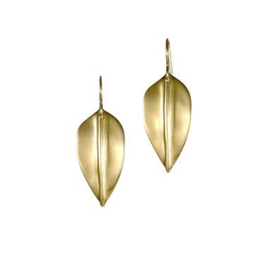 Calla Earrings - Brass