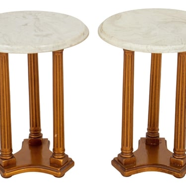 Neoclassical Revival Gilt Wood Side Table, 2