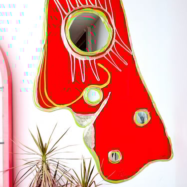 XL Look At Me Mirror in Red