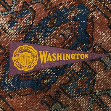 1950's Small University of Washington Felt Pennant