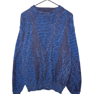 Blue Abstract Sweater