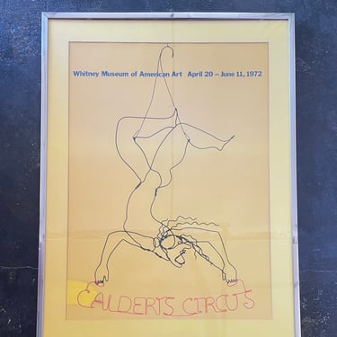 Calder's Circus Exhibit Poster 