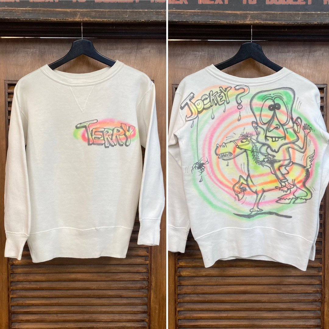 50s 60s エアブラシ スウェット airbrush vintage 50s 60s エアブラシ スウェット airbrush vintage メンズ