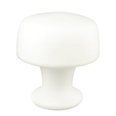 Midcentury Milk Glass Mushroom Table Lamp