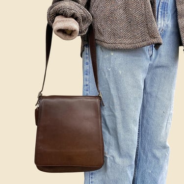 Vintage Coach Beekman Briefcase Retro 1990s Black Leather +