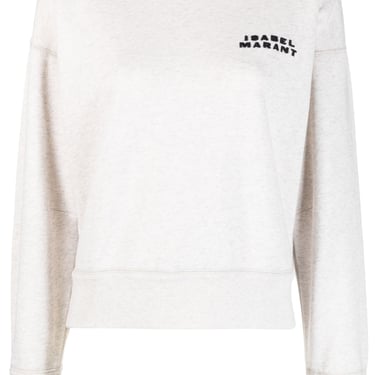 Isabel Marant Women Shad Logo Cotton Sweatshirt