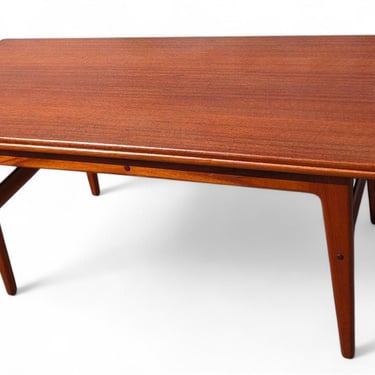 Mid Century Danish Modern Teak Elevator Coffee Table 