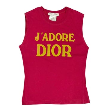 Dior J'Adore Hot Pink + Yellow Tank