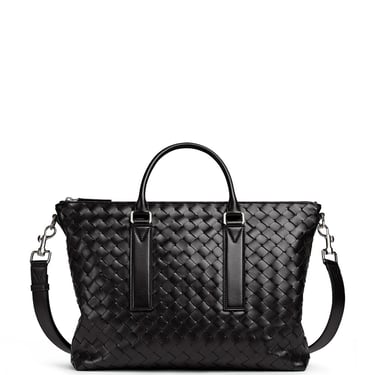 Bottega Veneta Men Intrecciato Soft Briefcase