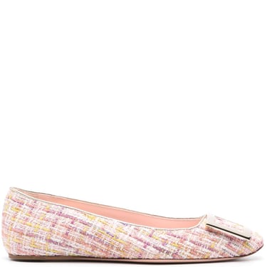 Roger Vivier Women Trompette Knitted Ballet Flats