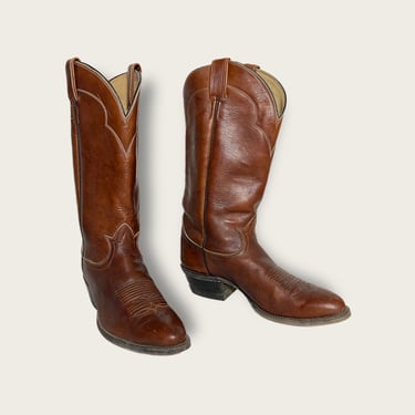 Vintage TONY LAMA Cowboy Boots ~ men's 7 1/2 B / women's 9 ~ Western / Rockabilly 