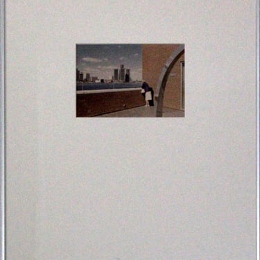 Judy Linn Detroit from Windsor Contemporary Color Photograph 1976 Framed 