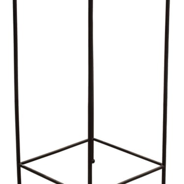 Contemporary Stoneware Wrought Iron Plant Stand