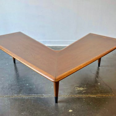 Lane Acclaim Boomerang Coffee Table Completely Refinished 