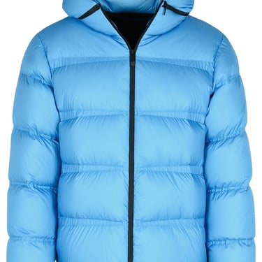 Moncler 'Masac' Light Blue Polyamide Down Jacket Men