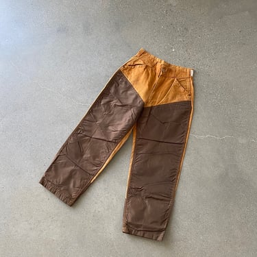 Vintage Canvas Hunting Pants / Vintage Brown American Field Hunting Pants / Vintage Hunting Pants Small / Hunting Trousers 28 Waist 