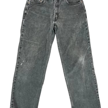 Vintage Levi’s 550 Faded Black Denim Jeans Fit 34x30
