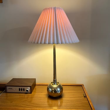 Vintage Midcentury Brass Table Lamp MCM 