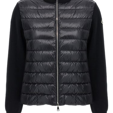 Moncler Women Two-Material Cardigan