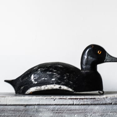 Vintage Wooden Decoy Duck 