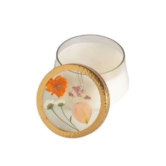 ROSY Pressed Floral Candle (in-store & curbside only)