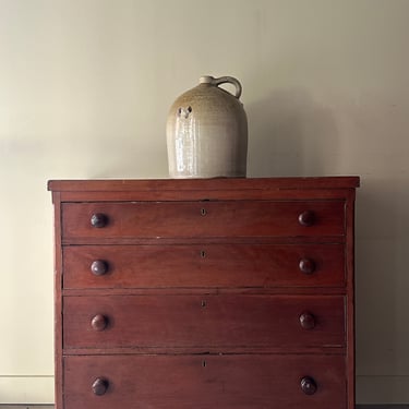 Pine ball foot dresser