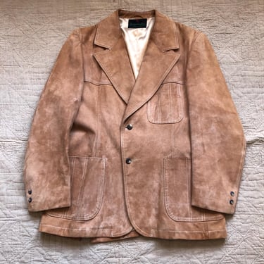 50s Abercrombie Suede Blazer Small Medium 