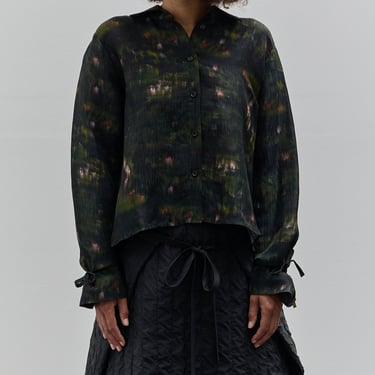 Henrik Vibskov Pull Silk Blouse, Dark Bouquet