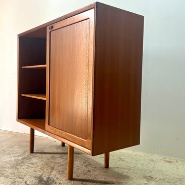 Vintage 60s Danish Modern Teak Cabinet Made in Denmark 