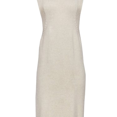 Rodebjer -  Cream Knit Sleeveless Dress Sz XS