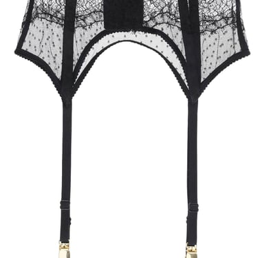 Dolce & Gabbana Lace Garter Belt With Logo Women