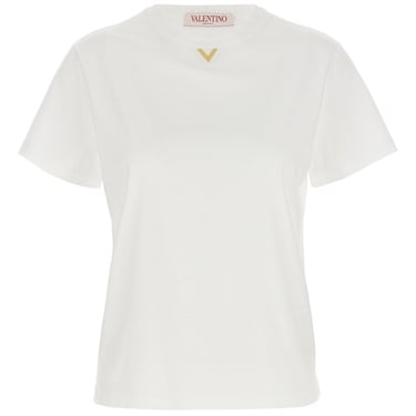 Valentino Garavani Women Valentino 'V Gold' T-Shirt