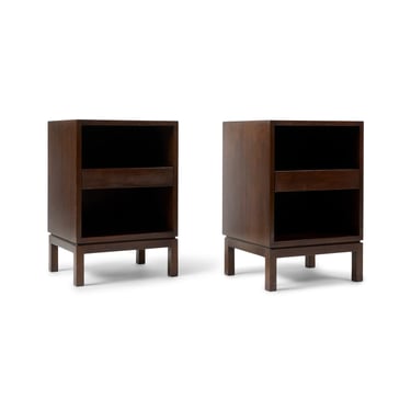 Pair of Night Stands by Edward Wormley for Dunbar