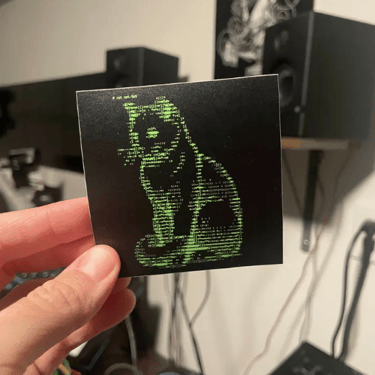 Cat .Txt Sticker