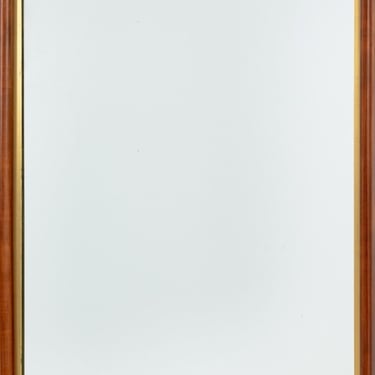 Modern Mahogany Wall Mirror