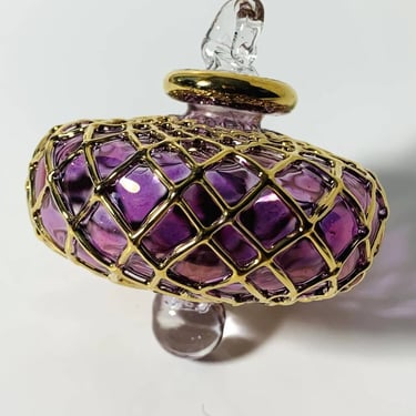 Blown Glass Small Ornament | Pink Diamond