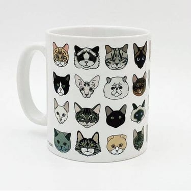 MUGS, CATS BY KITTY &amp; REX DESIGNS