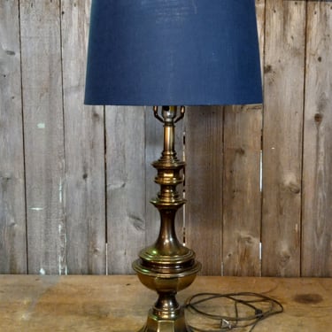 Vintage Brass Lamp 6" X 33.5"