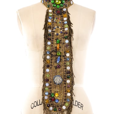 Jeweled Bullion Bib Accessory