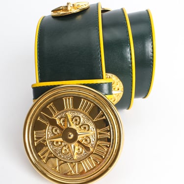 Roman Compass Leather Belt