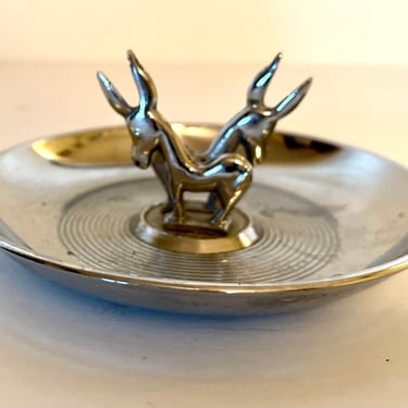 Vintage 1950s Gazelle Trinket Dish or Jewelry Holder 