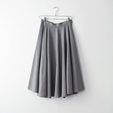 vintage raw silk full midi skirt, size s / m 