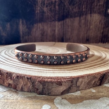 COPPER BALL CUFF 20g | Copper Bracelet | Native American Inspired | 