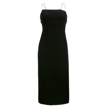 GIANNI VERSACE Couture 90s Diamante Strap Cocktail Dress