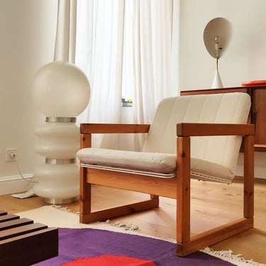 IKEA 70er skandinavischer Safarichair, Loungesessel, Armlehnsessel Diana Karin Mobring, Mid Century Stuhl Sälen Knut & Marianne Hagberg 