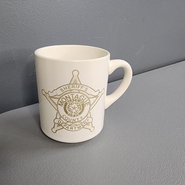 Vintage Montague County Sheriff's Department Coffee Mug 