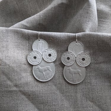 Archive Market -LN Classic - Four Coin Dramatic Earrings - Final Sale 
